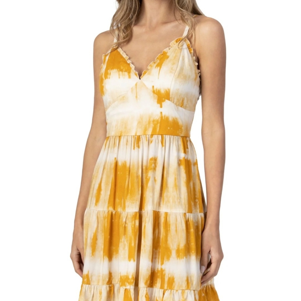 Speechless tie dye mini summer dressAdjustable straps